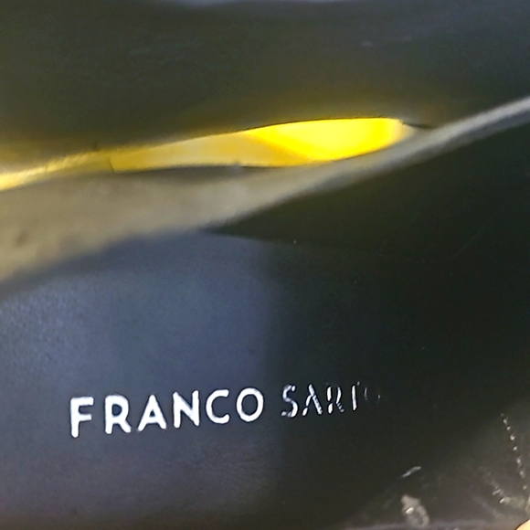 New Franco Sarto Designer Ankle Boots, Sz 8.5, Gray, 3" Think Heel, Side Zipper. - Picture 5 of 9